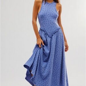 Free People Blue maxi sundress